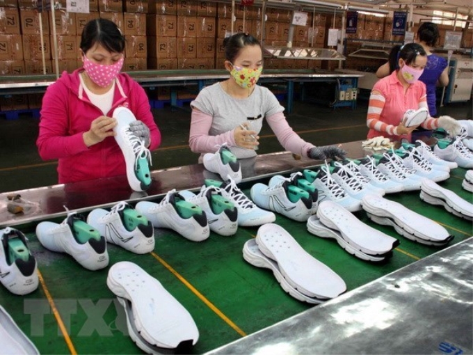 Da giày là một trong những ngành có phải cắt giảm lao động lớn. (Ảnh minh hoạ: Trần Lê Lâm/TTXVN)