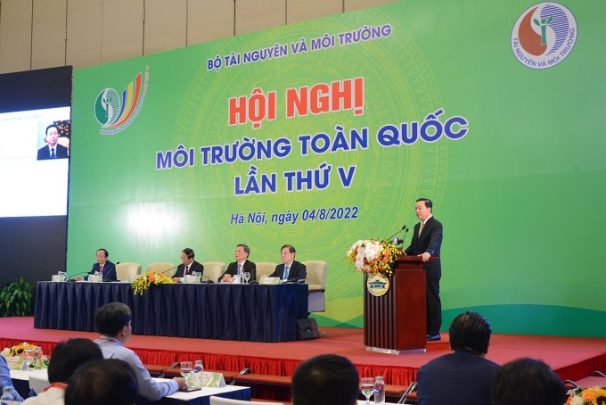 Bộ trưởng Trần Hồng Hà phát biểu khai mạc tại Phiên toàn thể, Hội nghị Môi trường toàn quốc lần thứ V