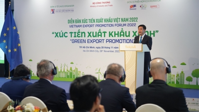 Diễn đàn Xúc tiến Xuất khẩu Việt Nam năm 2022 được Bộ Công Thương phối hợp cùng EuroCham tổ chức trong khuôn khổ sự kiện Diễn đàn Kinh tế Xanh (GEFE) 2022.