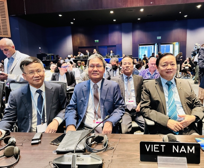 Đoàn Việt Nam do Bộ trưởng Bộ Tài nguyên và Môi trường Trần Hồng Hà làm Trưởng đoàn tham dự Hội nghị COP27.