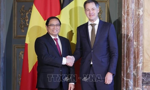 Thủ tướng Phạm Minh Chính hội đàm với Thủ tướng Bỉ