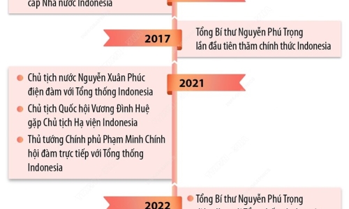 [Infographics] Quan hệ Đối tác chiến lược Việt Nam-Indonesia