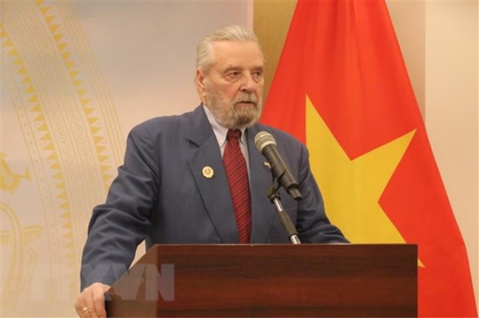 Ông Botz Laszlo, Chủ tịch Hội hữu nghị Hung-Việt, một trong những quân nhân Hungary được cử sang Việt Nam tham gia ICCS trong đợt đầu tiên vào ngày 26/1/1973. (Ảnh: Ngọc Biên/TTXVN)
