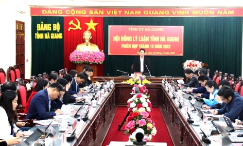Hà Giang: Hội đồng Lý luận tỉnh tham mưu giải pháp lãnh, chỉ đạo tổ chức thực hiện phù hợp với thực tiễn
