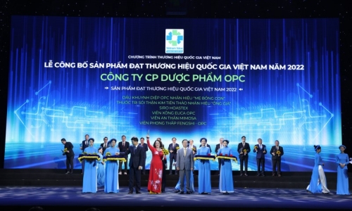 OPC có 6 sản phẩm đạt danh hiệu thương hiệu quốc gia Việt Nam