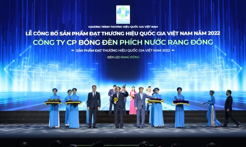 Đèn Led Rạng Đông đạt Thương hiệu quốc gia Việt Nam năm 2022