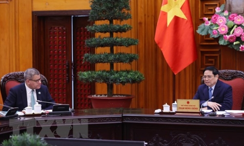 Thủ tướng Chính phủ Phạm Minh Chính tiếp Chủ tịch COP26