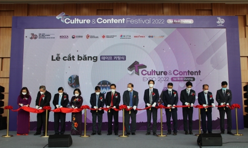 Khai mạc “Lễ hội văn hóa và nội dung Hàn Quốc tại Bình Dương năm 2022”