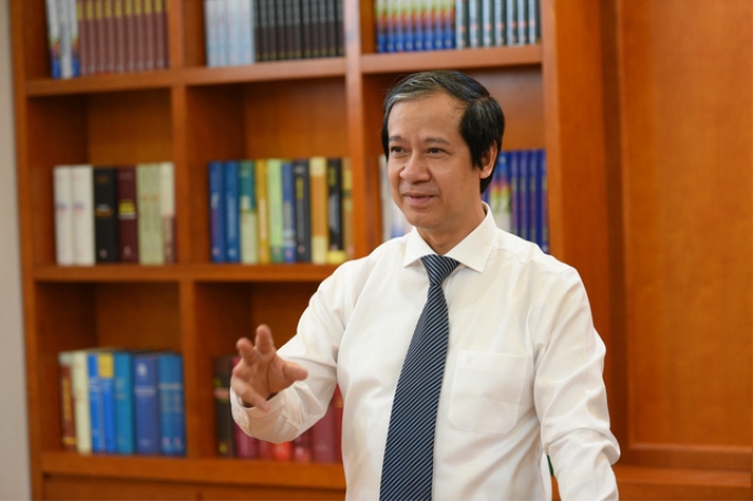 Bộ trưởng Bộ GD&ĐT Nguyễn Kim Sơn.
