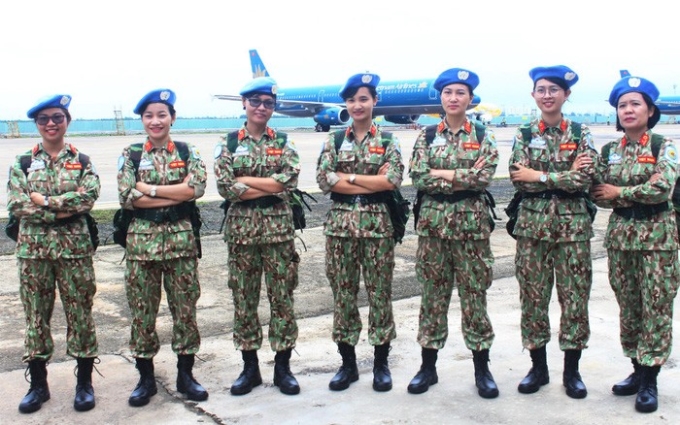 Các chiến sĩ nữ tham gia hoạt động gìn giữ hoà bình Liên hiệp quốc. (Ảnh: Internet)