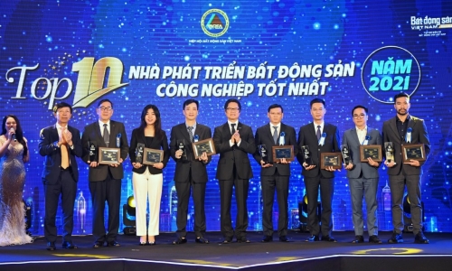 Tổng công ty Becamex IDC được vinh danh Top 10 nhà phát triển bất động sản công nghiệp tốt nhất năm 2021