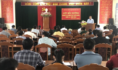 Kon Tum: Bồi dưỡng nghiệp vụ công tác Tuyên giáo năm 2022