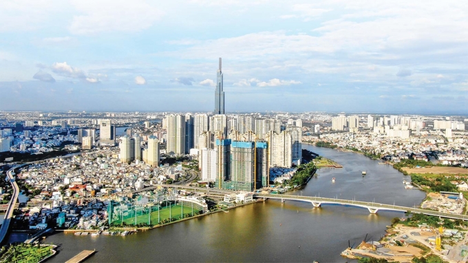 Thành phố Hồ Chí Minh nhìn từ trên cao (Ảnh minh họa)