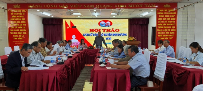 Đơn Dương tổ chức Hội thảo xây dựng Lịch sử Đảng bộ huyện.