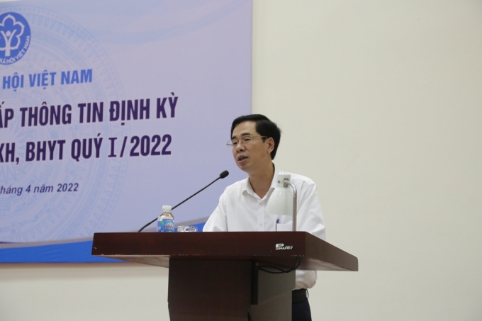 Ông Đào Việt Ánh - Phó Tổng Giám đốc BHXH Việt Nam phát biểu.