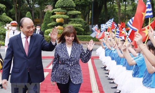 Tổng thống Hy Lạp kết thúc tốt đẹp chuyến thăm chính thức Việt Nam