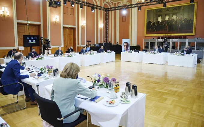Các Bộ trưởng Y tế G7 họp tại Đức. (Ảnh AP)