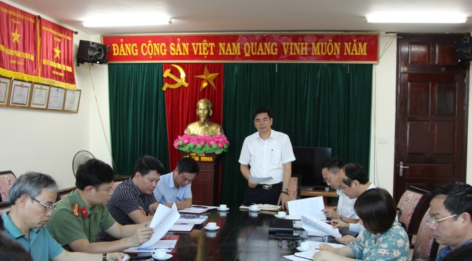 Đồng chí Nguyễn Hải Long, Tỉnh ủy viên, Phó trưởng ban Thường trực Ban Tuyên giáo Tỉnh ủy phát biểu kết luận hội nghị - Ảnh: Báo Hà Nam