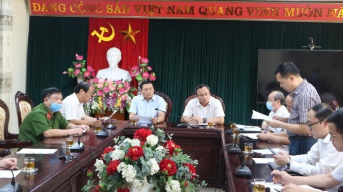 Ban ATGT tỉnh Ninh Bình báo cáo vụ TNGT trước đoàn công tác của Uỷ ban ATGT Quốc gia