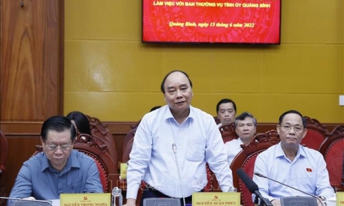 Chủ tịch nước: Quảng Bình phải khai thác lợi thế riêng để phát triển