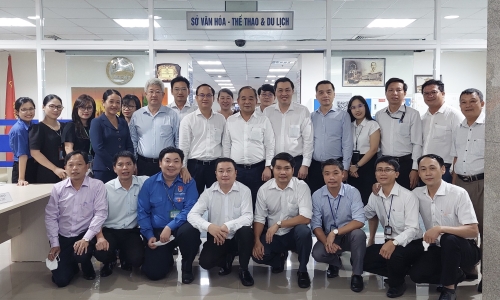 Chủ nhiệm Văn phòng Chủ tịch nước Lê Khánh Hải thăm Sở Văn hóa Thể thao Du lịch tỉnh Bình Dương