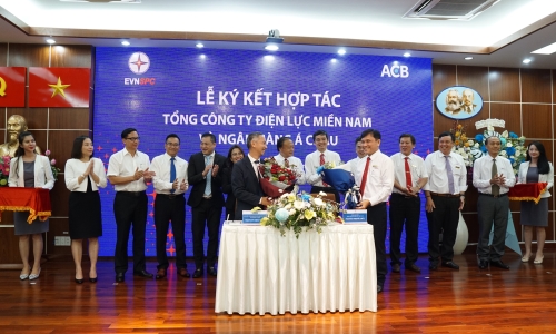 Thỏa thuận hợp tác giữa EVNSPC và ACB: Đa dạng kênh thanh toán