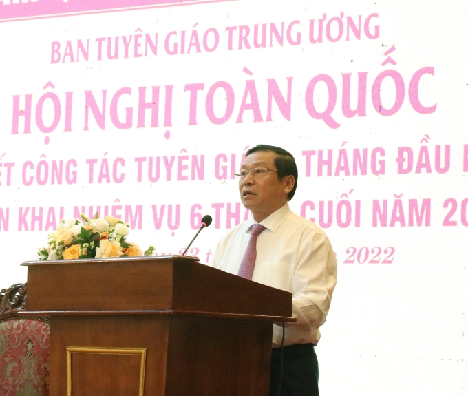 Đồng chí Lại Xuân Môn: Toàn Ngành Tuyên giáo chủ động, nhạy bén, linh hoạt, sáng tạo, tích cực đổi mới nội dung, phương thức hoạt động, hoàn thành tốt các nhiệm vụ đề ra với nhiều điểm mới, nổi bật.