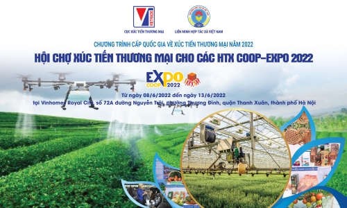 Hội chợ Xúc tiến thương mại và Đầu tư cho các Hợp tác xã Coop-Expo 2022