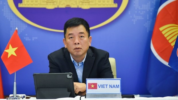 Đại sứ Vũ Hồ, Quyền Trưởng SOM ASEAN của Việt Nam. (Nguồn: Bộ Ngoại giao)