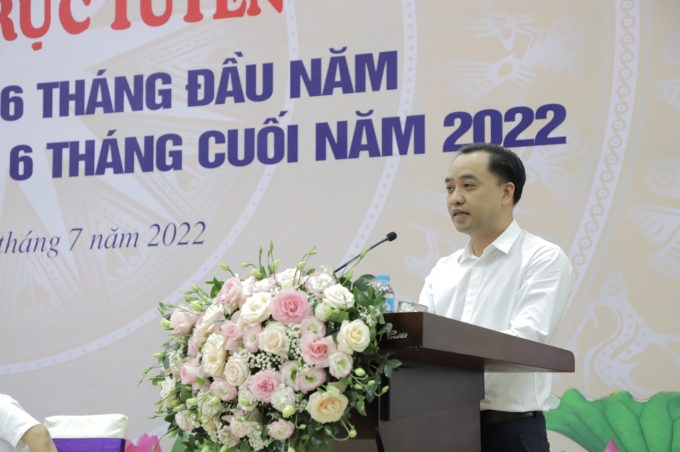 Phó Chủ tịch chuyên trách Hội đồng Quản lý BHXH Việt Nam Nguyễn Văn Cường phát biểu