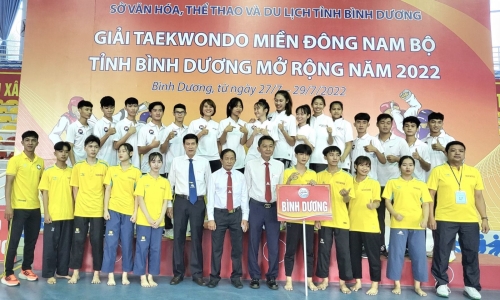 98 vận động viên tham dự Giải Taekwondo miền Đông Nam Bộ mở rộng năm 2022