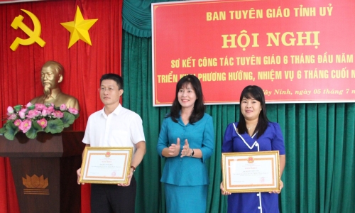Tây Ninh sơ kết công tác tuyên giáo 6 tháng đầu năm