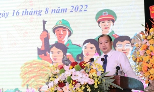 Đồng chí Lê Hải Bình dự Ngày hội "điểm" Toàn dân bảo vệ ANTQ tại Hà Nội