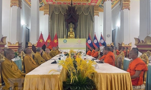 Tăng cường mối quan hệ hợp tác giữa Phật giáo Việt Nam và Lào