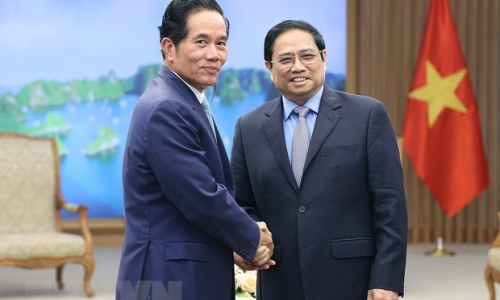 Thủ tướng Phạm Minh Chính tiếp Đô trưởng Phnom Penh Khuong Sreng