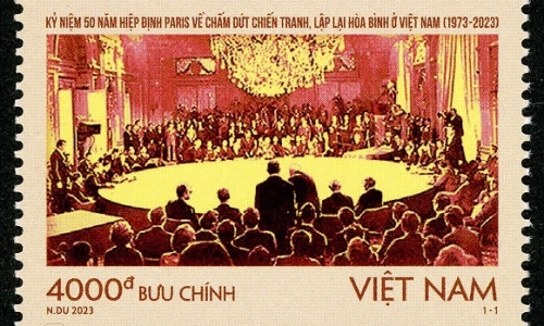 Sẽ phát hành Bộ tem Kỷ niệm 50 năm Hiệp định Paris (1973-2023)