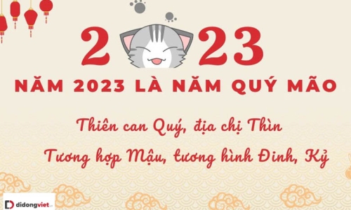 Quý Mão (2023) - Là năm nào theo lịch can chi?