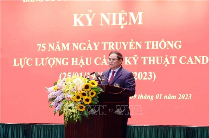 Thủ tướng Phạm Minh Chính phát biểu. Ảnh: Phạm Kiên/TTXVN