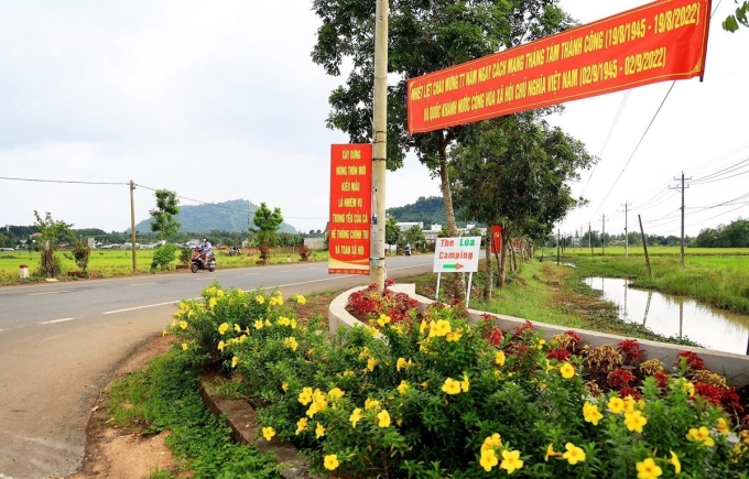 Diện mạo nông thôn mới ở huyện Xuân Lộc, tỉnh Đồng Nai. (Ảnh: Hồng Đạt/TTXVN)