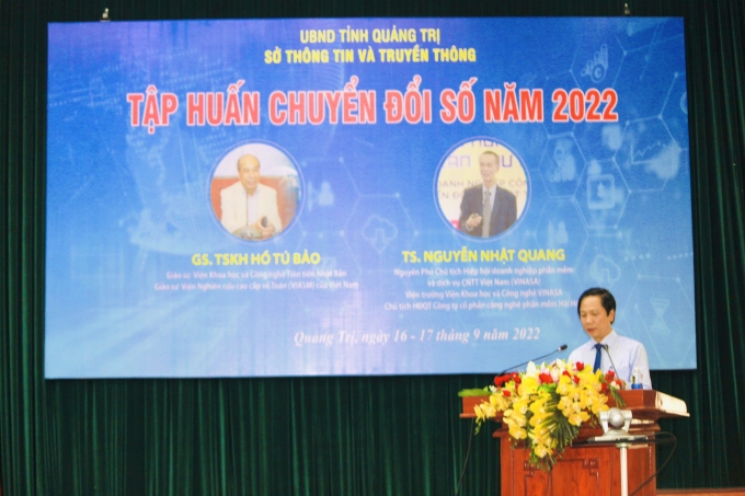 Tập huấn chuyển đổi số năm 2022 diễn ra từ ngày 16 – 17/9 tại Đông Hà, Quảng Trị.