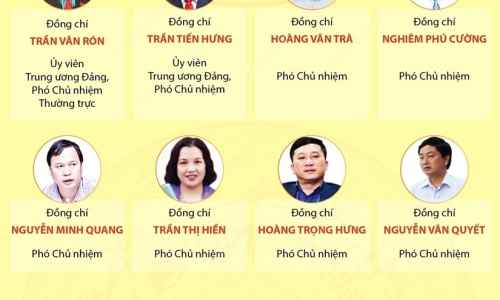 [Infographics] 21 đồng chí trong Ủy ban Kiểm tra TW Đảng khóa XIII