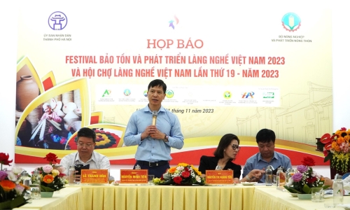 Festival Bảo tồn và Phát triển làng nghề Việt Nam sẽ diễn ra từ ngày 9 - 12/11 tại Hoàng Thành Thăng Long