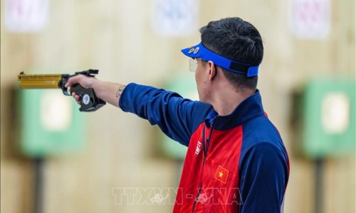 Bắn súng Việt Nam giành 9 HCV tại Giải Vô địch Đông Nam Á lần thứ 45