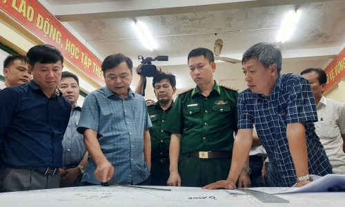 Đoàn công tác của Ban Chỉ đạo quốc gia về Phòng, chống thiên tai làm việc tại tỉnh Quảng Nam