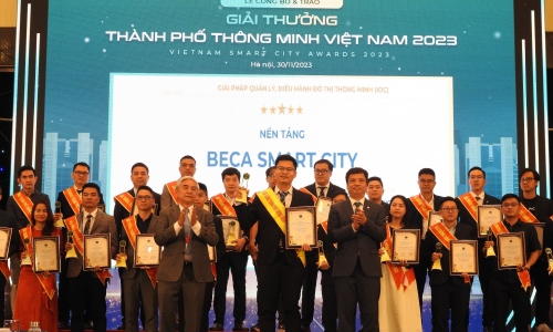 Becamex IDC & VNTT được vinh danh tại lễ trao giải thưởng Thành phố thông minh Việt Nam 2023