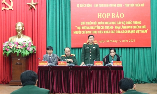 Hội thảo khoa học cấp Bộ Quốc phòng về Đại tướng Nguyễn Chí Thanh