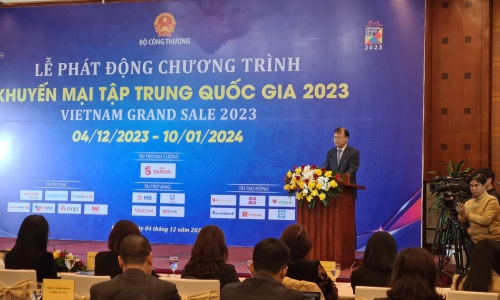 Lễ phát động Chương trình “Khuyến mại tập trung quốc gia 2023 - Vietnam Grand Sale 2023”
