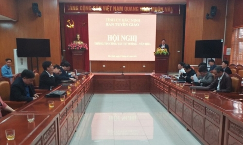 Bắc Ninh: Hội nghị thông tin công tác tư tưởng - văn hóa tháng 2