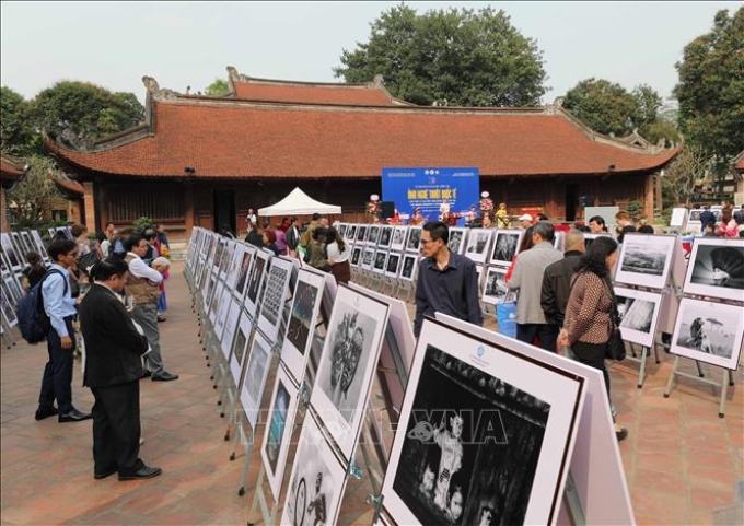 Một góc triển lãm.