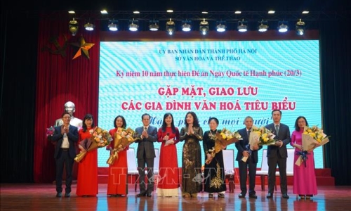 Hà Nội gặp mặt hơn 100 gia đình văn hóa tiêu biểu